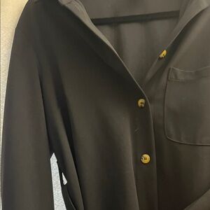 H&M Black Long Sleeve Dress